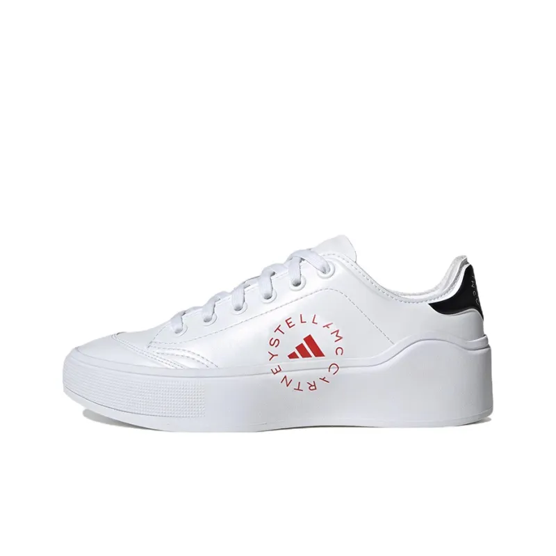 Adidas Stella McCartney X Court 'White Active Red'-0