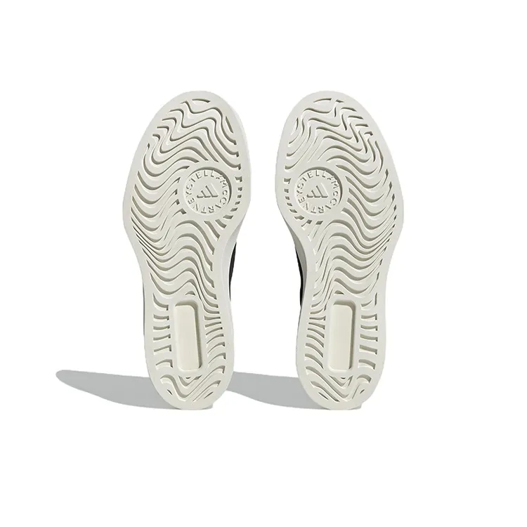 Adidas By Stella McCartney Court Shoes 'Core Black Off White' Women's-5