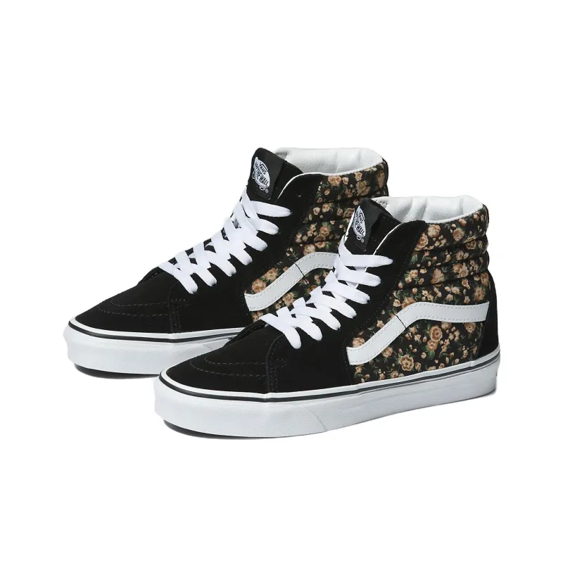 Vans Sk8 Hi Rose Dreams Shoe 'Black White'-2