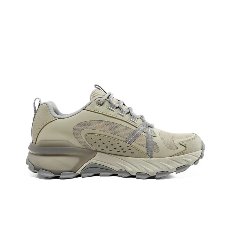 Skechers Casual Max Portect Wear Resistant Low Top Outdoor Shoes Men's Charcoal Gray-1