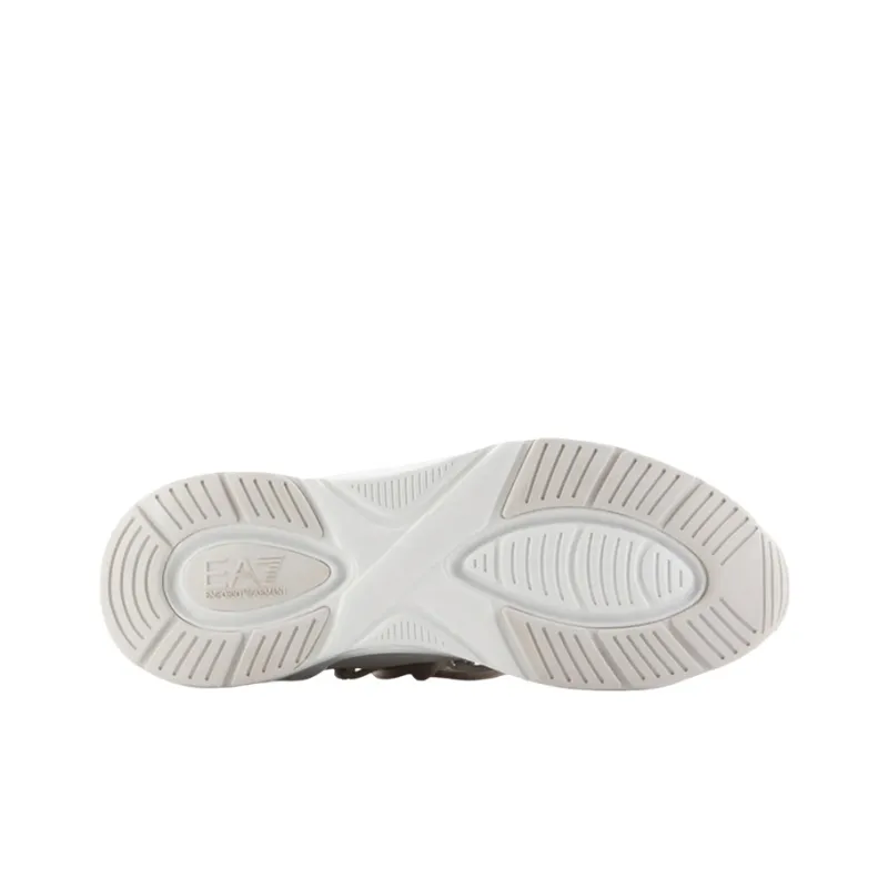 EMPORIO ARMANI EA7 Low Top Sports Casual Shoes Unisex Ecru-4