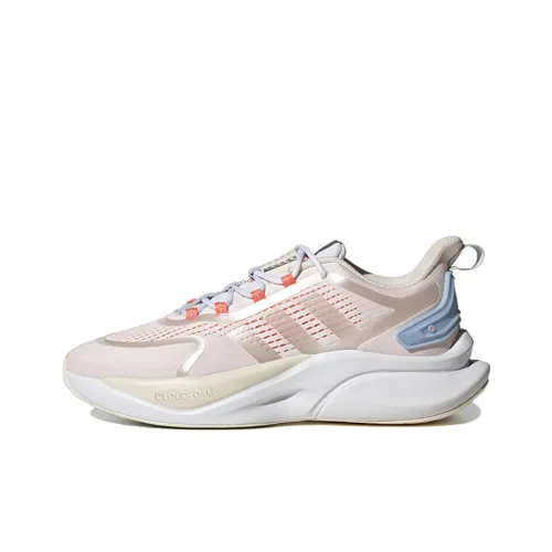 Adidas Alphabounce+ Running Shoes Unisex Low-Top Pink/Blue