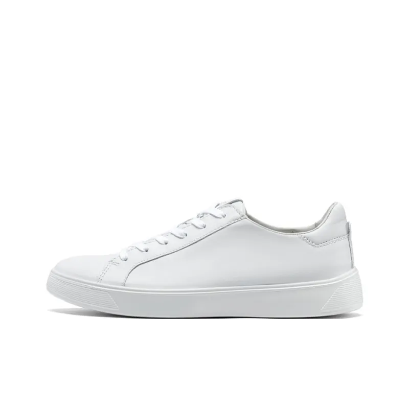 Ecco Street Fun Break Stylish Skateboarding Shoes Men's White-0