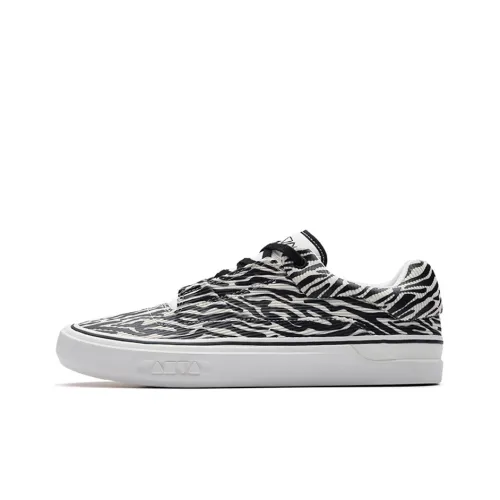 ANTA Ao Li Skateboard Shoes Men Low-Top Ivory White/Black