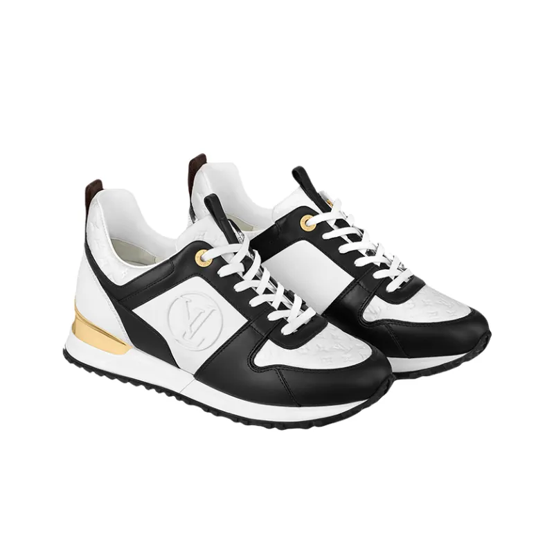 LOUIS VUITTON Run Away Sneakers 'Black Gold' Women's-1