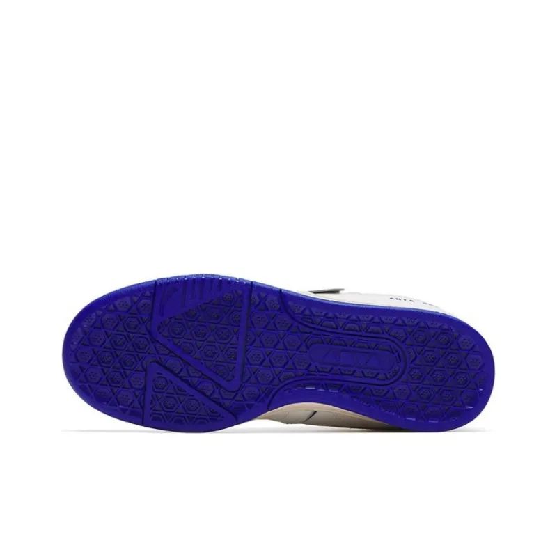 Anta AOYU Slip Resistant Shock Absorbers With Abrasion Resistant Properties Low Top Skateboard Shoes Men's White Blue-4