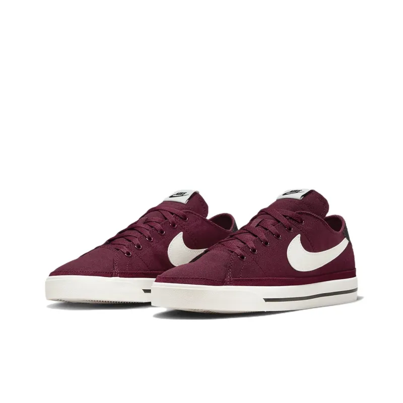 Nike Court Legacy Canvas 'Claret'-2