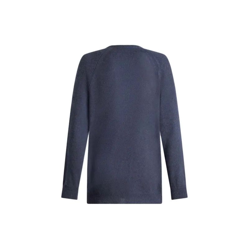 ETRO Long Sleeved V Neck Jumper-1