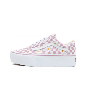 Vans Old Skool Stackform 'Pink White' Women's