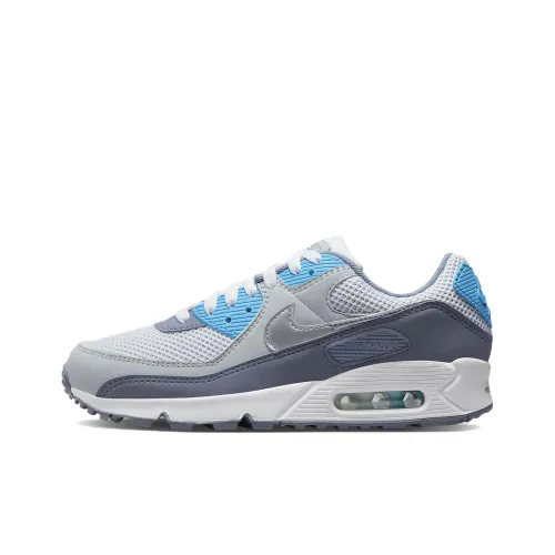 Nike Air Max 90 Casual Shoes Women's Low-Top Light Gray