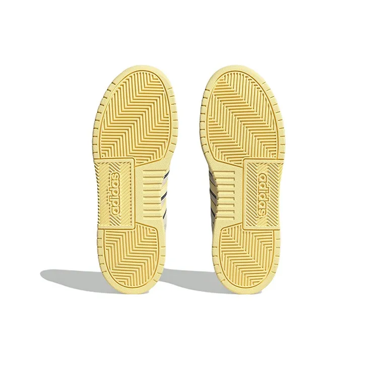 Adidas Neo 100DB Lightweight Wear resistant And Non slip Low Top Skateboard Shoes Unisex White Gray Yellow Blue-5