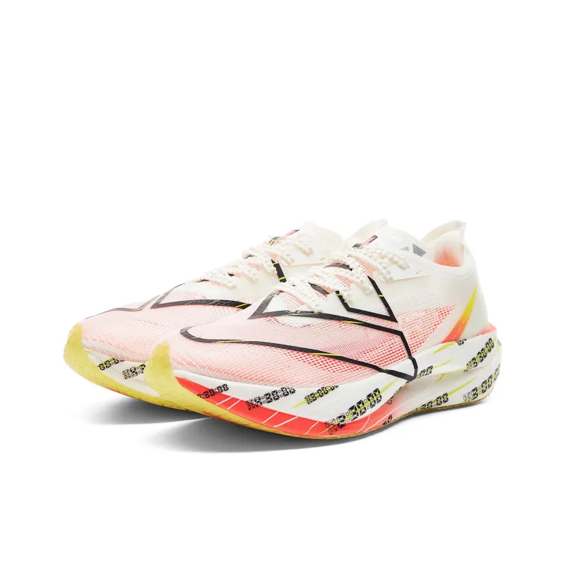 PEAK UP30 3.0 Elite Running Shoes Men Low Top Light White Red-0