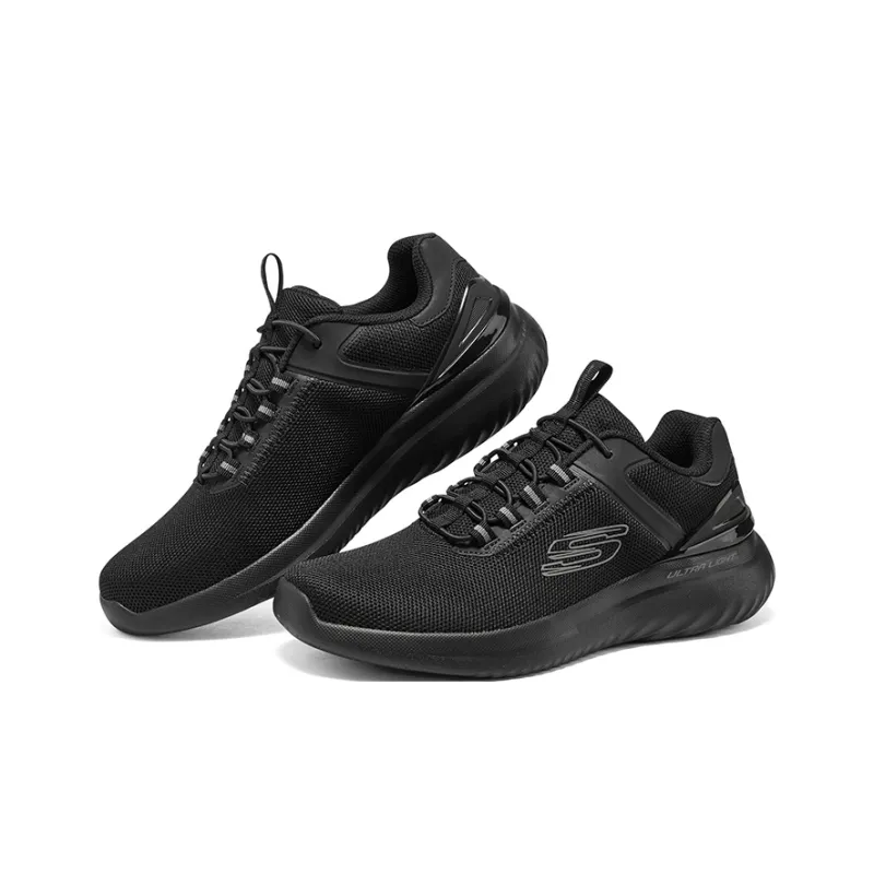Skechers BOUNDER 2.0 Cushioning Low Top Casual Shoes Men's Black-3