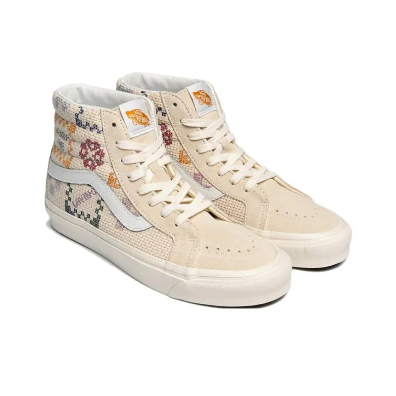Vans SK8 Hi 38 Dx Shoes 'Beige Multi' Women's-2