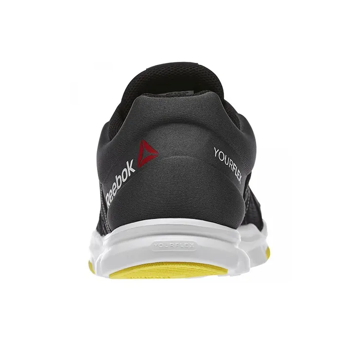 Reebok YOURFLEX TRAIN 8 Anti-Slip Wear-Resistant Breathable Lightweight Low-Top Running Shoes Men's Black-3