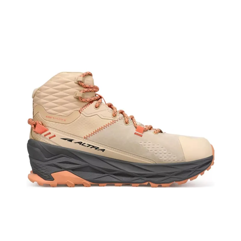 Altra Olympus 5 Cushioning, Slip Resistant, And Abrasion Resistant Mid Top Running Shoes Women's Sand-1