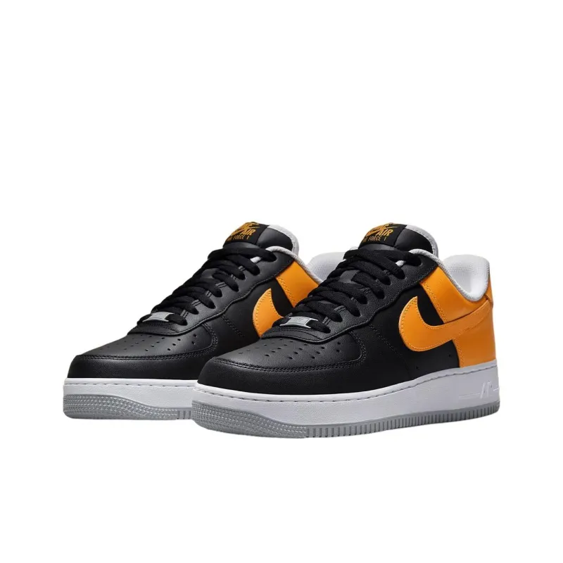 Nike Air Force 1 Low '07 Black Kumquat Light Smoke Grey-2