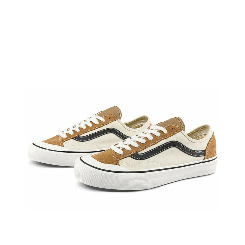 Vans Style 136 Decon Vr3 Sf Casual Low Top Skateboarding Shoes Unisex Brown-1