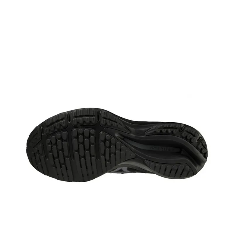 Mizuno Wave Rider 25 Waveknit 'Black Dark Grey'-2