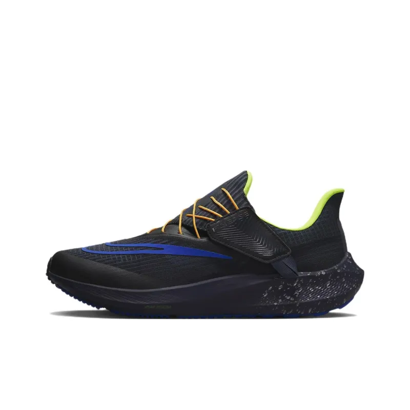 Nike Cushioning Anti-Slip And Wear-Resistant Low-Top Running Shoes Men's Blue Black-0
