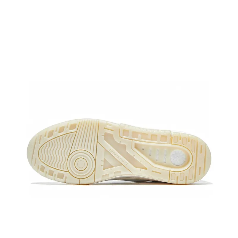LiNing RSR 101 Low Top Skateboard Shoes Women's Mist White-4