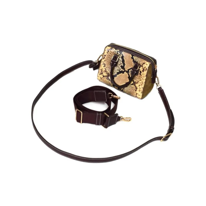 TORY BURCH Python Skin Handbag, Shoulder Bag, Crossbody Bag Mini Women's Sand-1