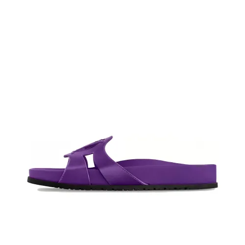 LOUIS VUITTON Isola Slide Slippers Women's Purple