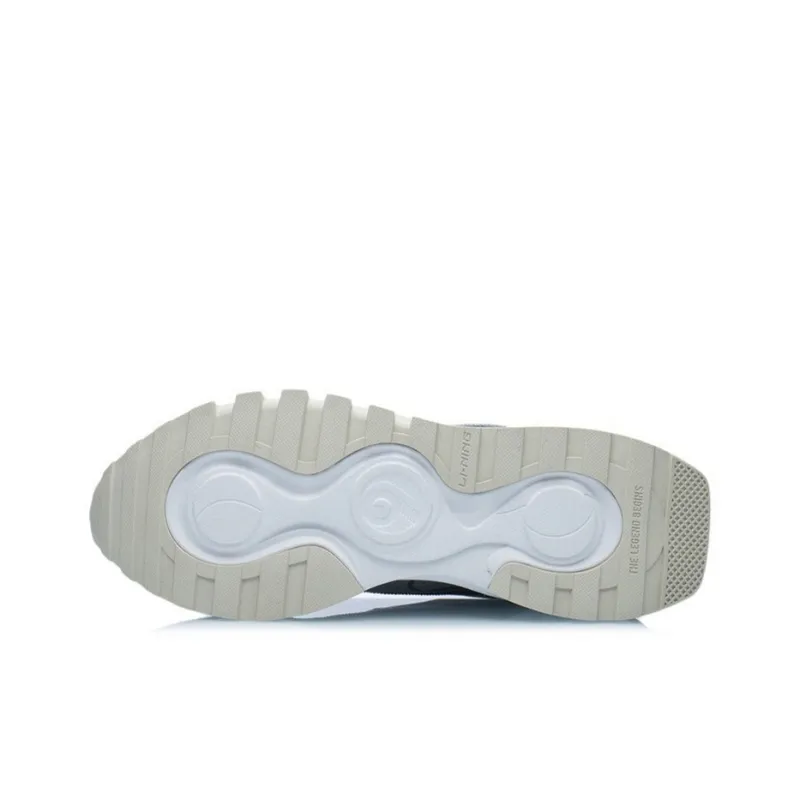 LiNing Fangyuan EVO Anti Slip Wear Resistant Low Top Running Shoes Gray-4