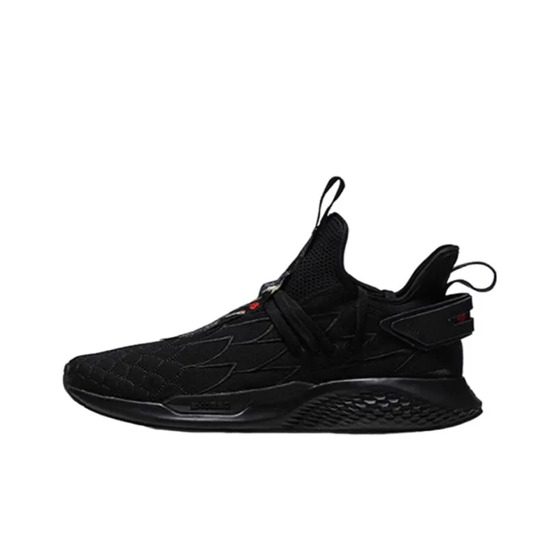LINING CF Casual Shoes Men Low Top Pure Black-0