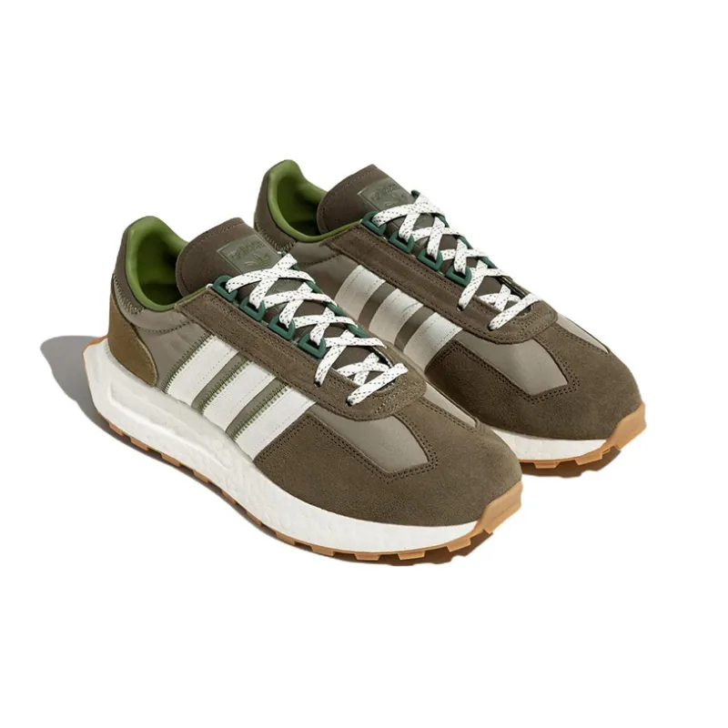 Adidas Originals Retropy E5 Anti Slip And Wear Resistant Lightweight Low Top Casual Running Shoes Unisex Brown White-2