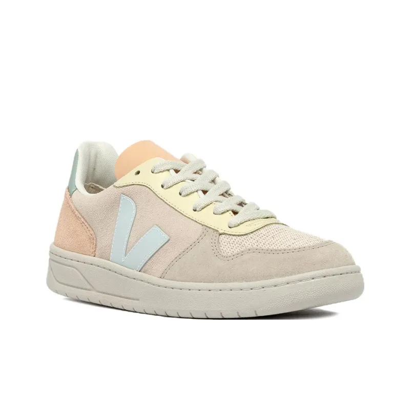 VEJA V 10 Suede 'Sable Menthol Multico'-1