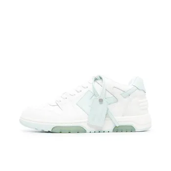OFF WHITE Out Of Office Low Top Sneakers 'White Teal'