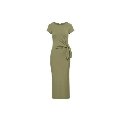 ARITZIA Short-Sleeved Dresses Women's Bosana Green