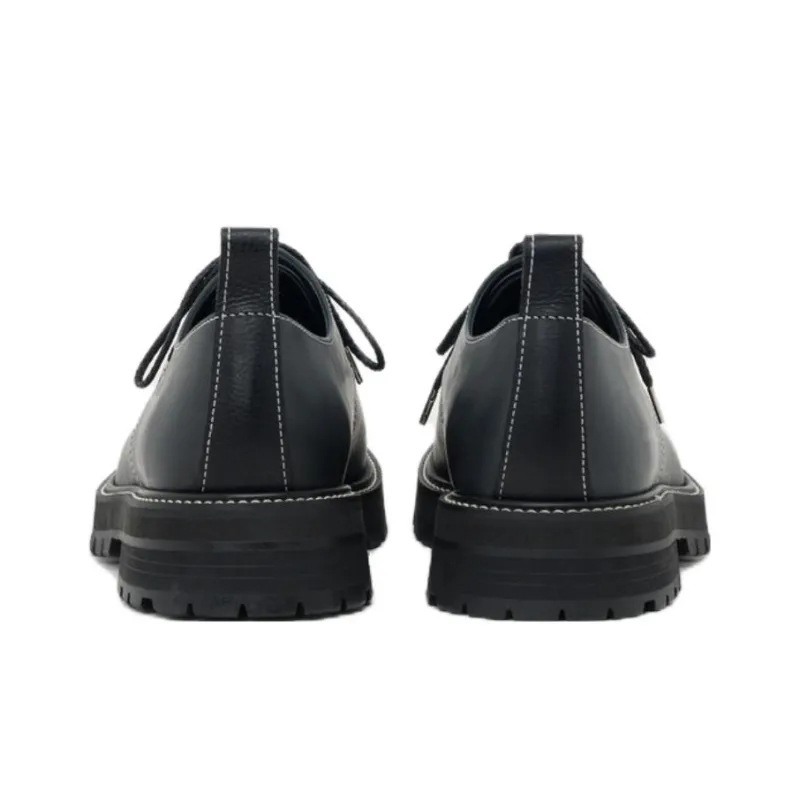 Hender Scheme Commando Blucher Men's Casual Shoes Men's Black-3