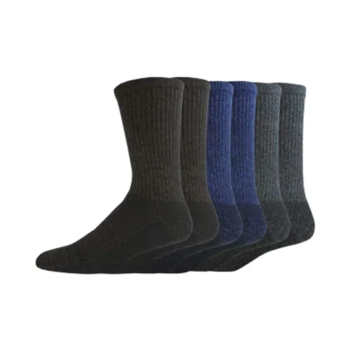 Dickies Mid-Calf Socks Men's 6 Pack Multicolor