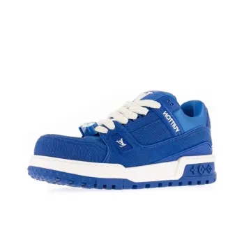 LOUIS VUITTON Trainer Maxi Stylish Skateboarding Shoes Men's Blue