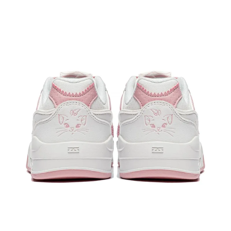 Li Ning Moon White X Disney Marie Cat 'White Pink' Women's-3