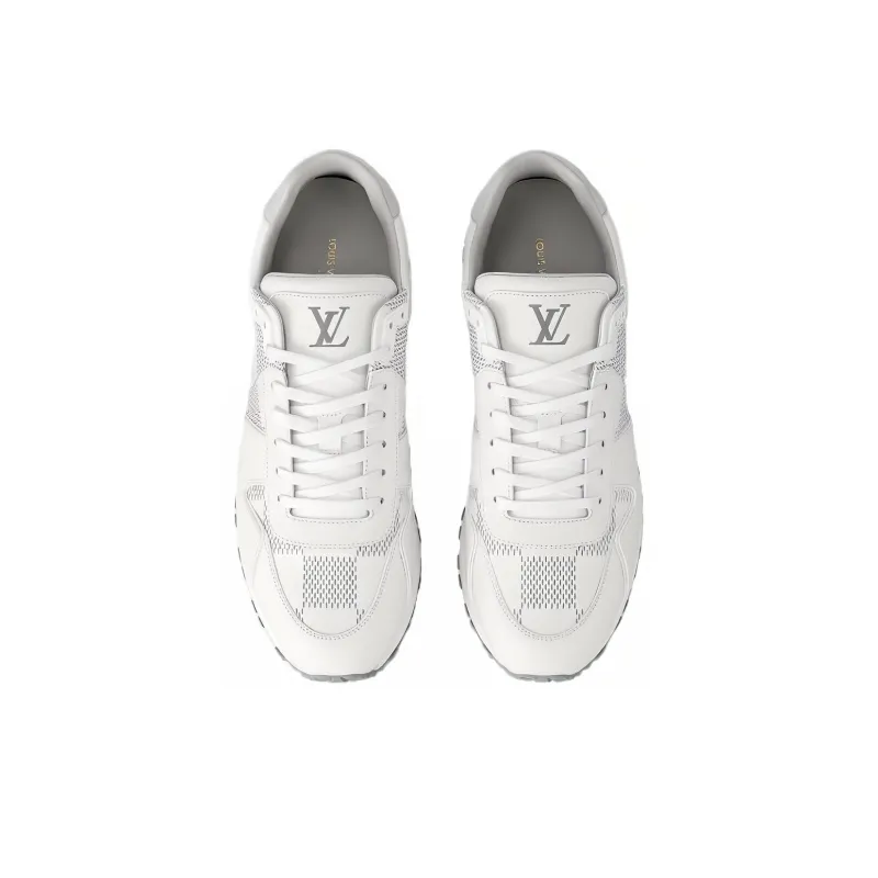 LOUIS VUITTON Run Away Wear Resistant Low Top Casual Shoes Men's Gray-2