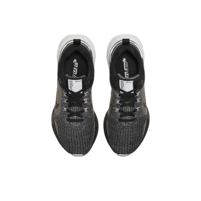 Nike React Infinity Run Flyknit 3 Premium 'Black Zebra Iridescent' Women's-3