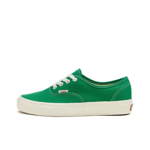 Vans Authentic Skateboard Shoes Unisex Low-Top Green/White