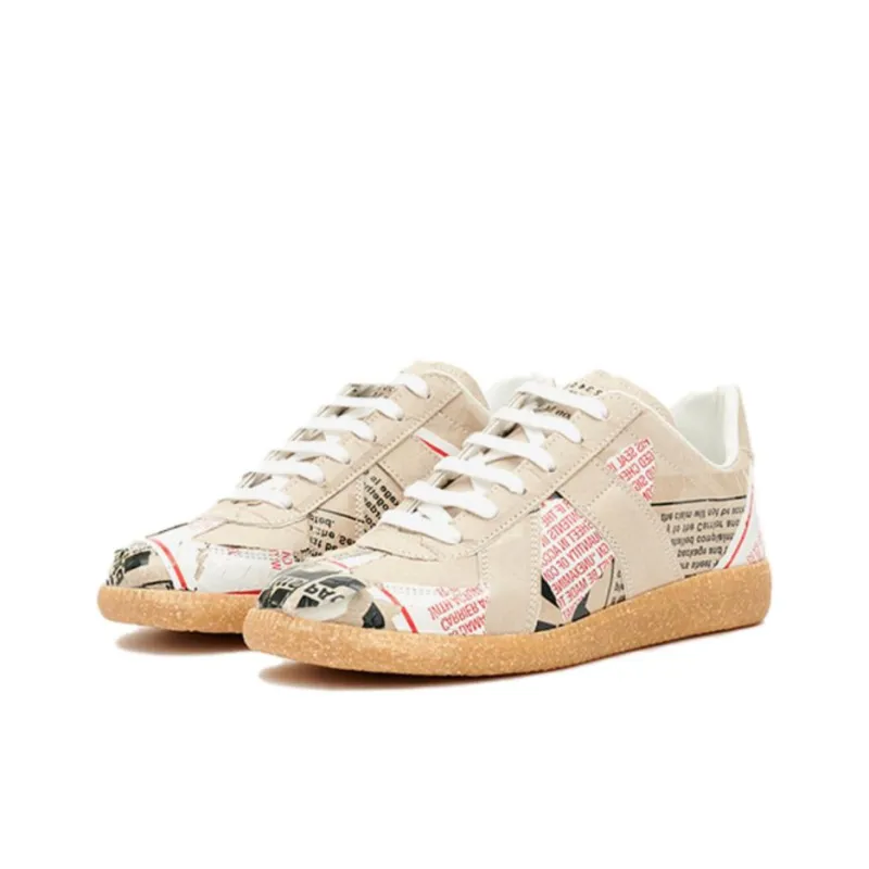 Maison Margiela Replica Low Top Stylish Skateboarding Shoes Women's Camel-1