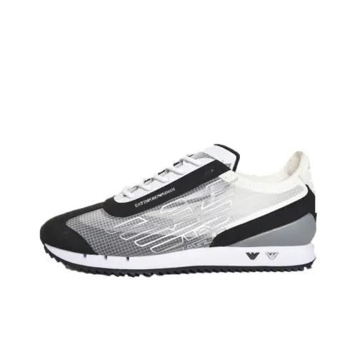 EMPORIO ARMANI EA7 Casual Shoes Unisex Low-Top White/Black