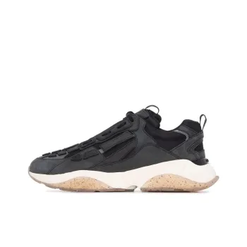 AMIRI Bone Runner Cushioned Slip-Resistant Low-Top Casual Shoes Men's Black