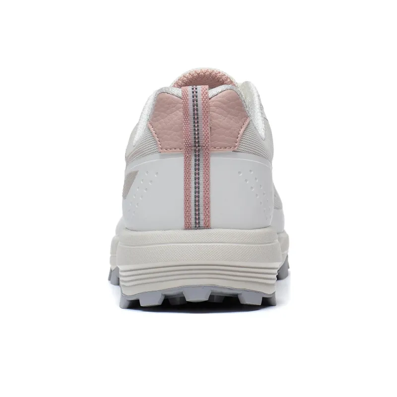 LiNing Gundam Slip Resistant Cushioning Wear Resistant Low Top Running Shoes Women's Ecru Pearl White-5
