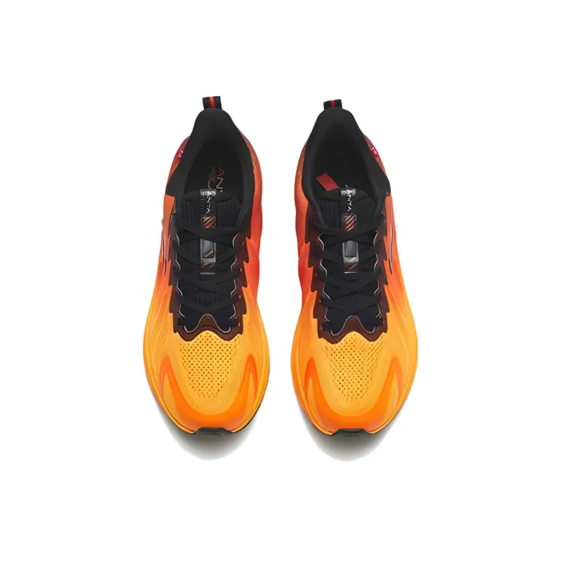 Anta Rocket 4.0 Running Shoes Men's Yellow Orange Black-3