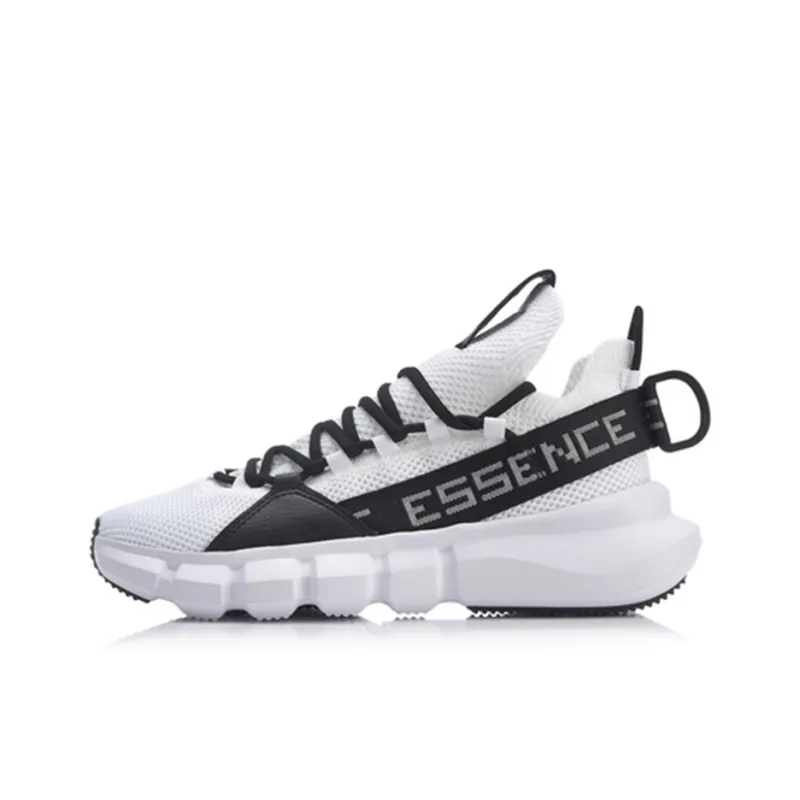 LINING Essence II Lace Up Men's Lifestyle Shoes - White/Black-0