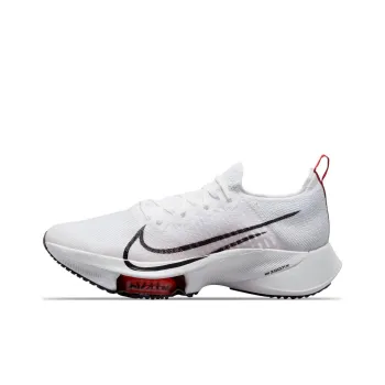 Nike Air Zoom Tempo NEXT% Flyknit White Light Crimson Platinum Tint Black