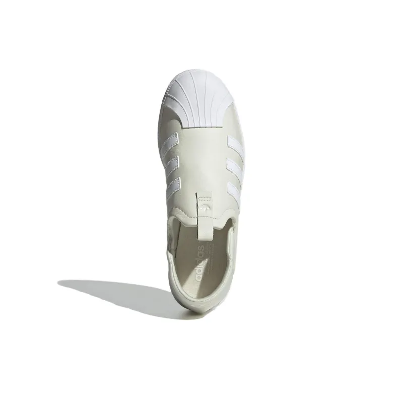 Adidas Originals SUPERSTAR Anti Slip Wear Resistant Low Top Skateboard Shoes Women's Green White-3