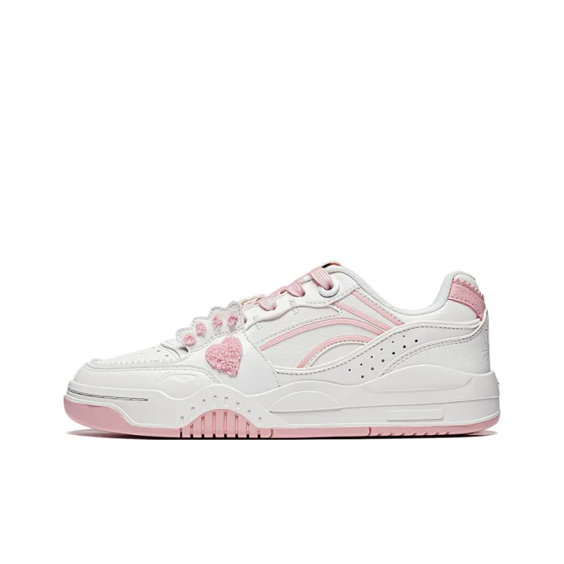 Li Ning Moon White X Disney Marie Cat 'White Pink' Women's-0