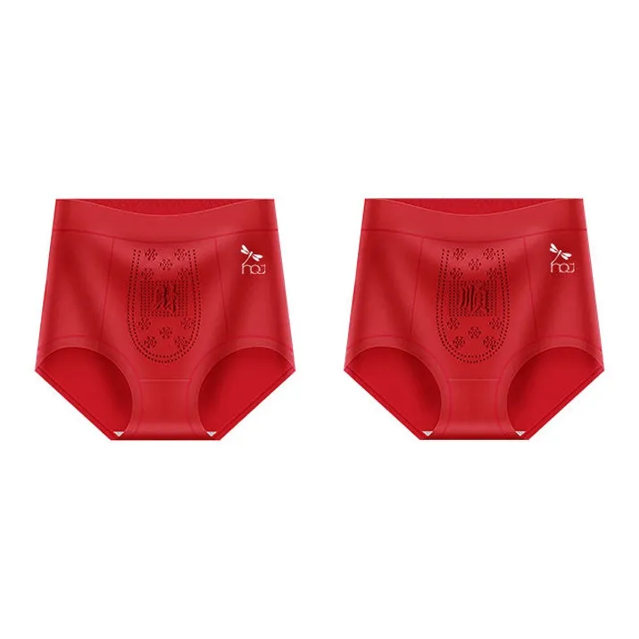 RED DRAGONFLY Cotton Panties Women's 2 Pack Gift Box Set-0